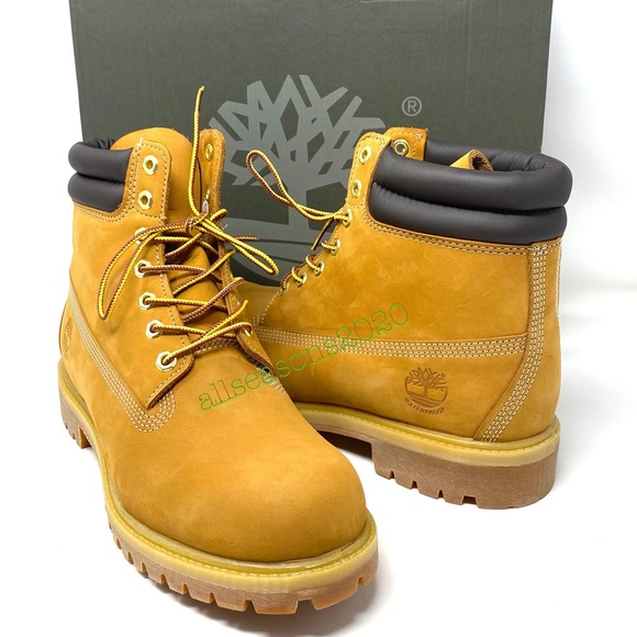 Timberland Prm 6in Waterproof Men Boot Wheat - Picture 9 of 12